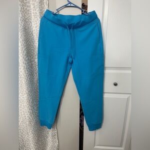 Teal Scrub Jogger Pants with Drawstring
